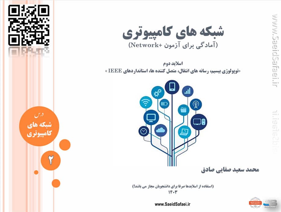 توپولوژی بی سیم و رسانه های انتقال - سعید صفایی